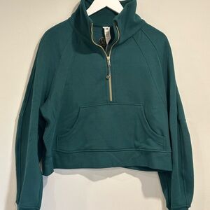 lululemon athletica Teal Half-Zip Sweatshirt